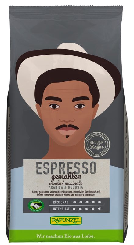 Heldenkaffee Espresso, gemahlen HIH