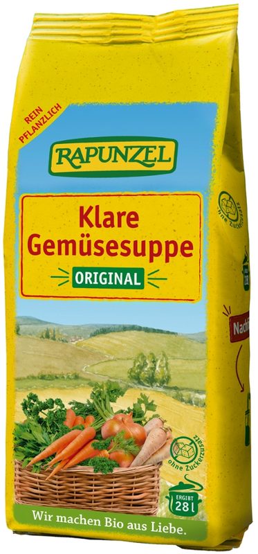 Klare Suppe, mit Bio-Hefe