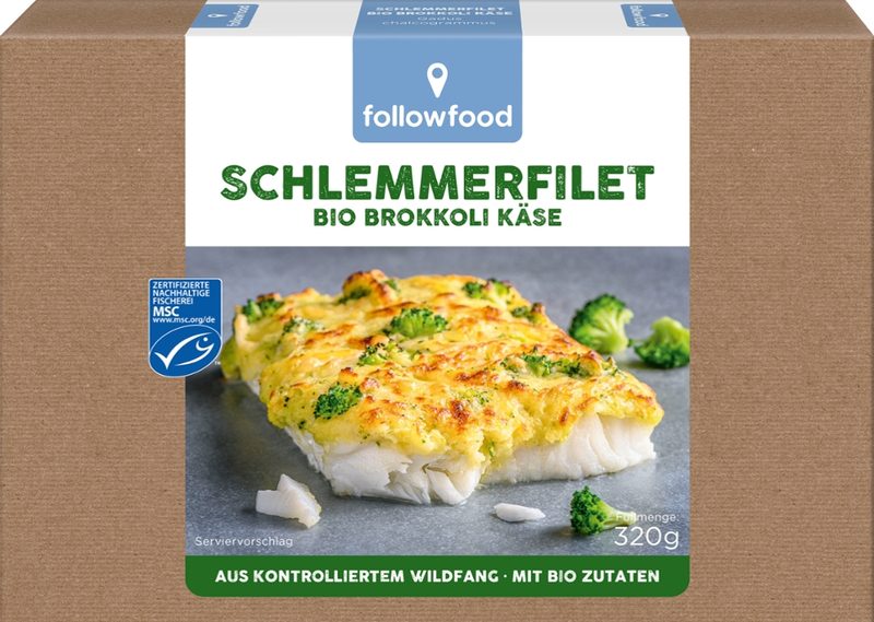 TK-Schlemmerfilet Bio-Brokkoli-Käse aus Seelachs