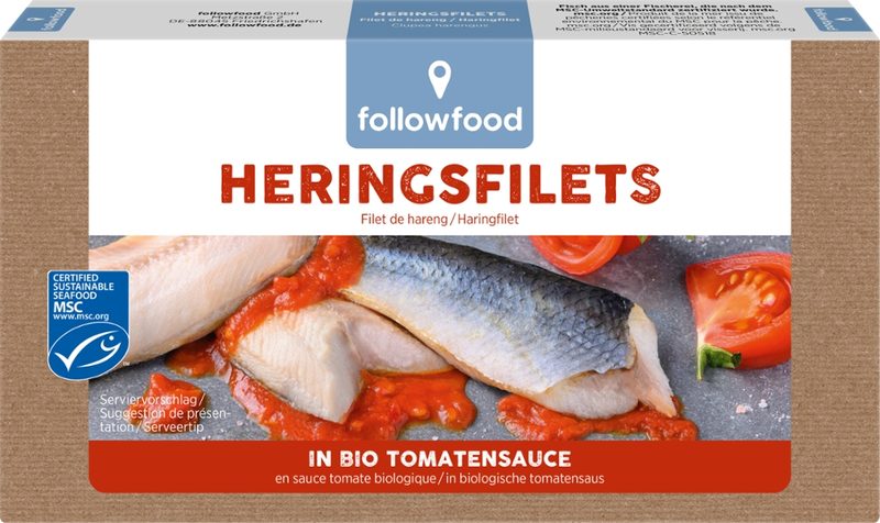 Heringsfilets in Tomatensauce