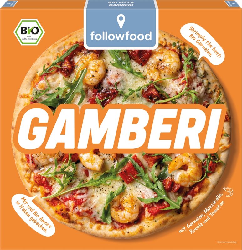 TK-Holzofen-Pizza Gamberi
