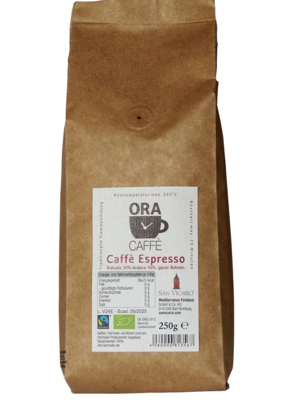 V! Ora Caffè Espresso ganze Bohne FT 50% Robusta