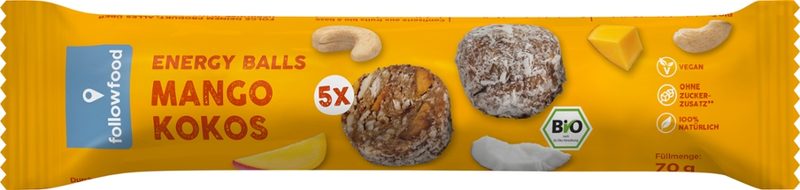 Mango & Kokos Dattelkugeln 50 g